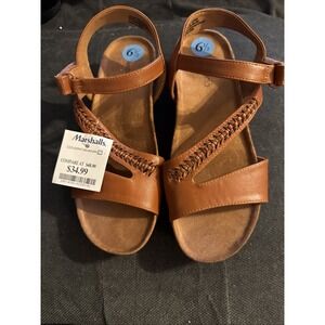 Baretraps FROLICK Women's Sandals Dark Caramel Size 6.5